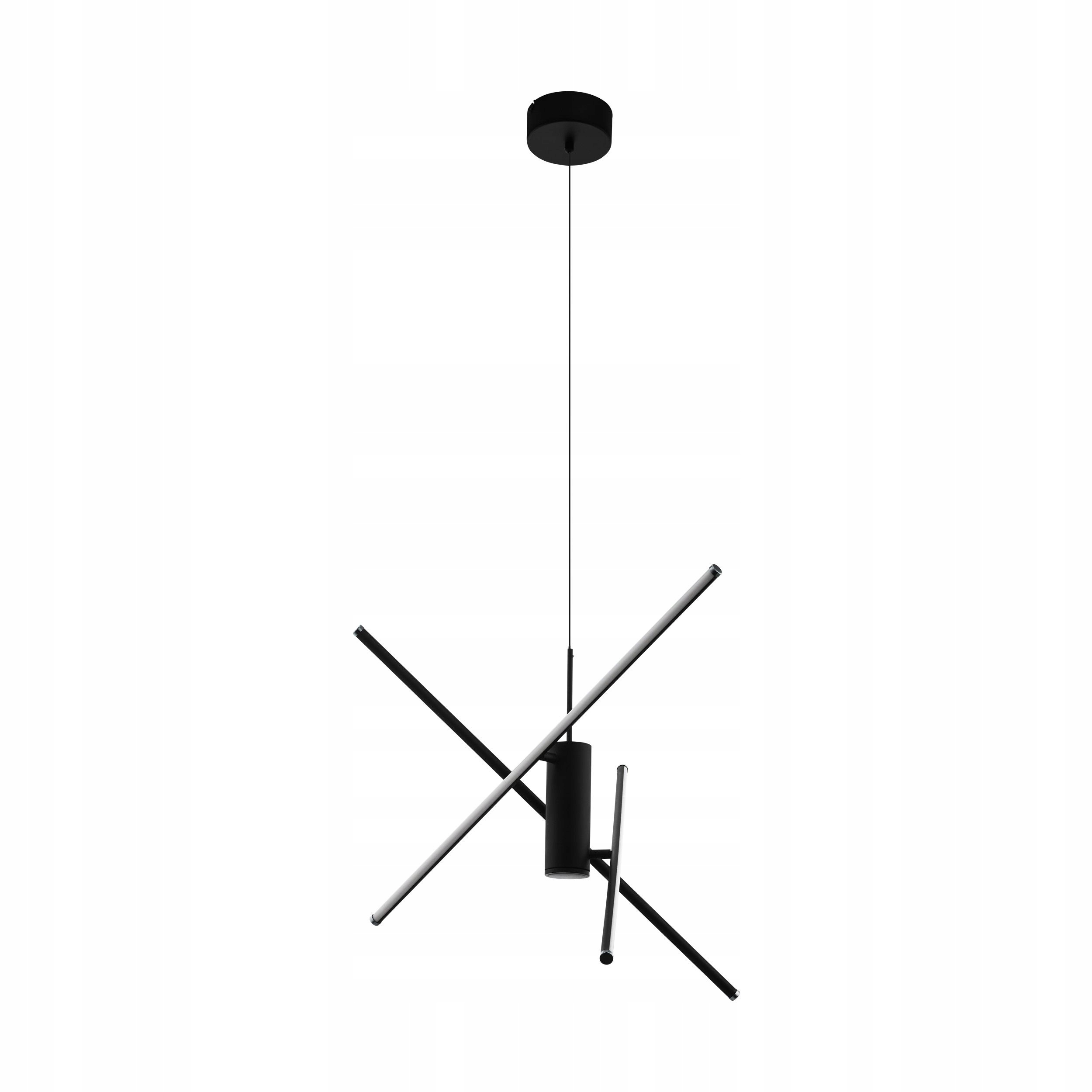 Lampa wisząca Led czarna patyki Eglo Salitre 99818