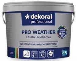 Dekoratívna fasádová farba Pro Weather Základňa Ln 10L