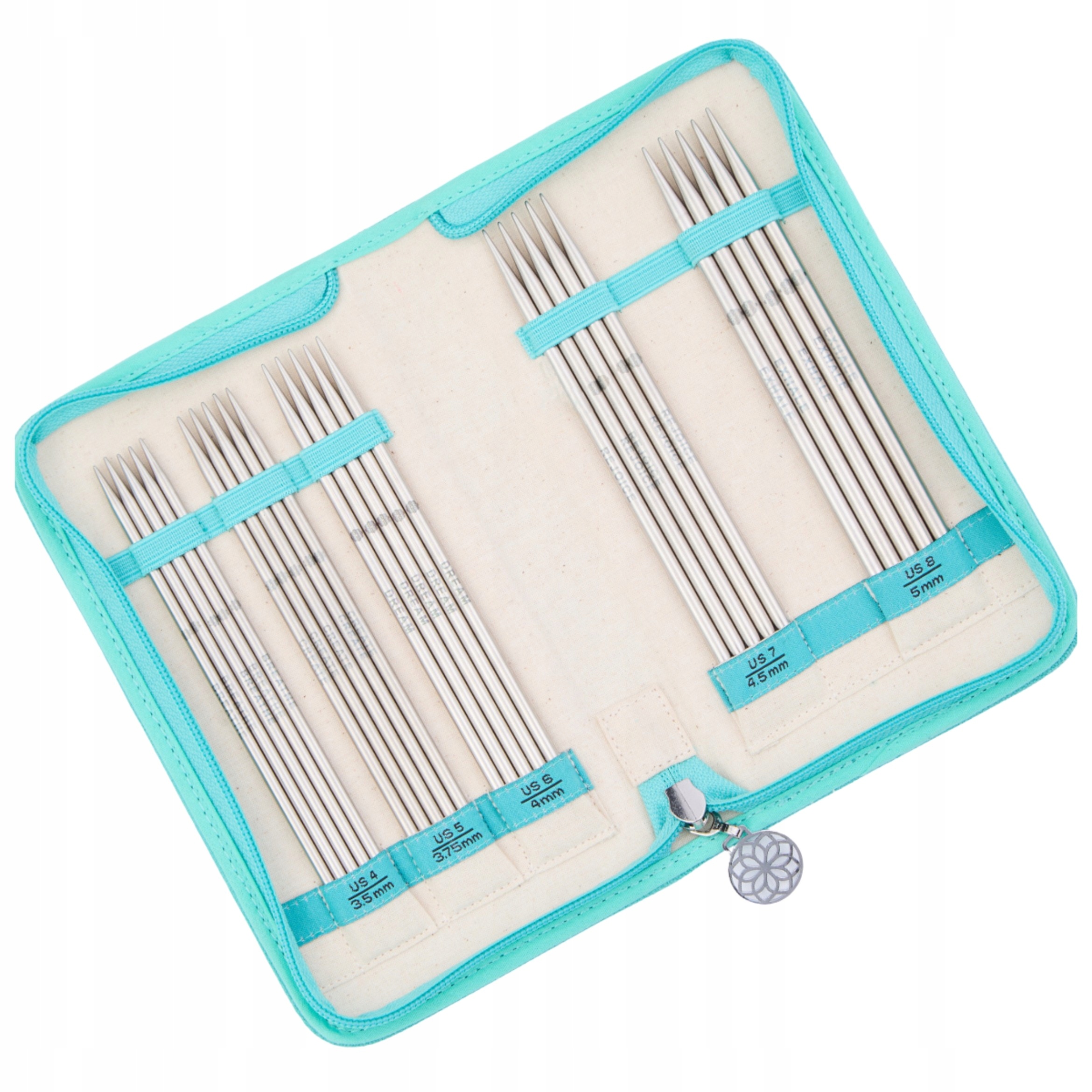 sada ponožkových kovových drátů 15cm Mindful Compassion- Knitpro