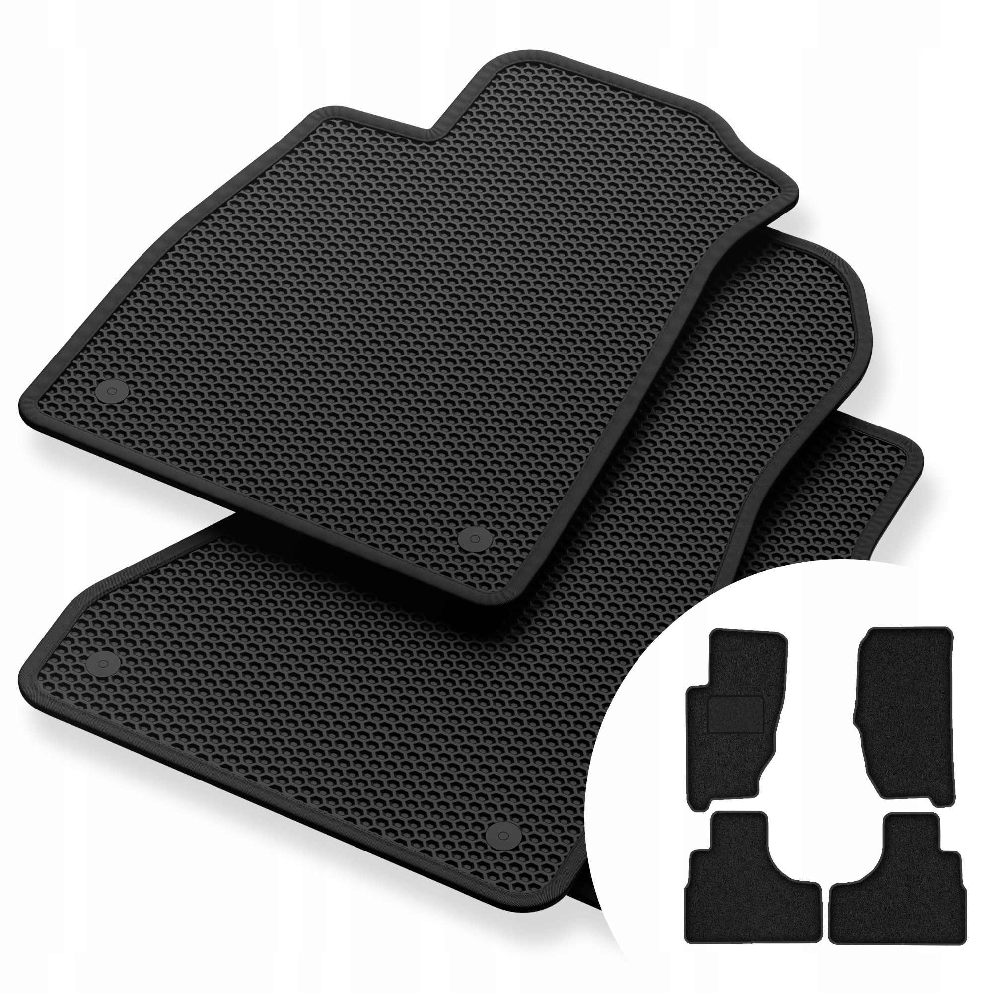Autokoberce Eva pro Jeep Cherokee III (kj) 2001-2007