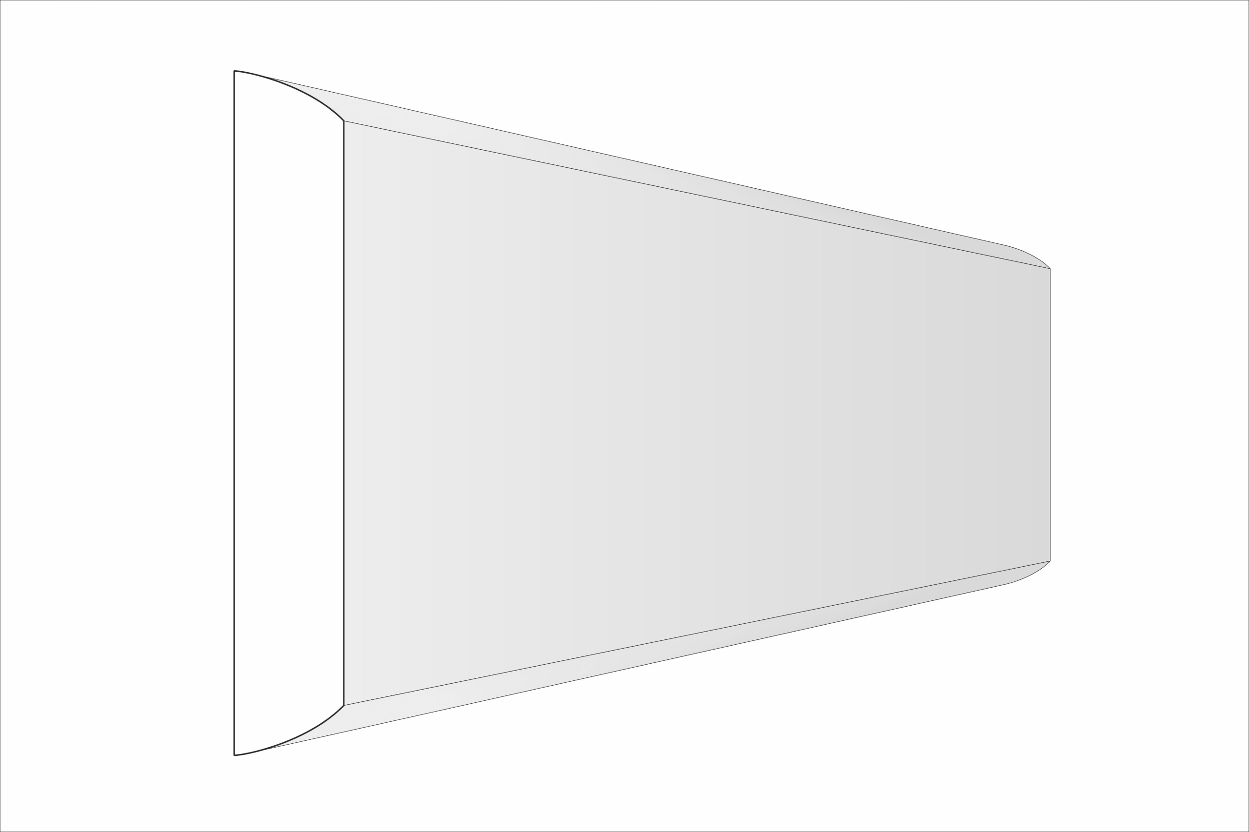 Fasádní lišta potažená vrstvou B18PE