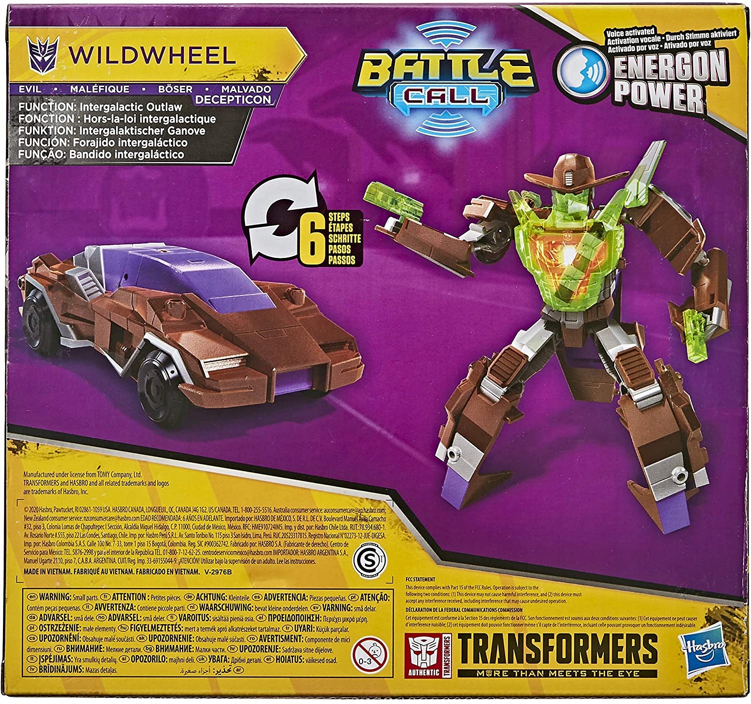 Figurka Transformers Wildwheel Cyberverse Światło Marka Hasbro