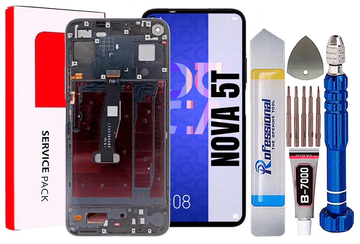 Displej Pro Huawei Nova 5T Originál LCD Rámeček