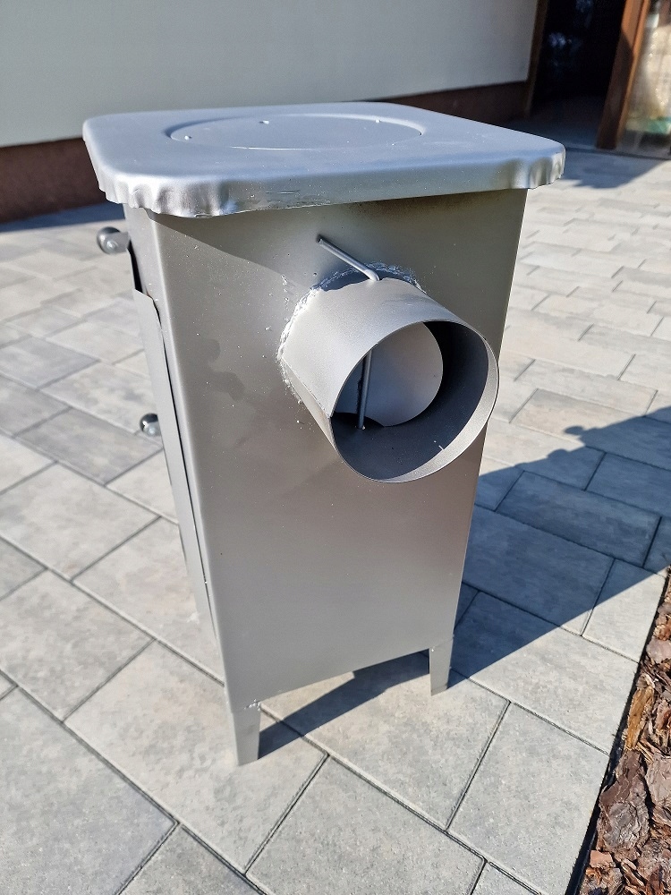 PIEC PIECYK KOZA SZAMOTOWY POLSKI 7 CEGIEŁ+KOLANO Głębokość 35 cm