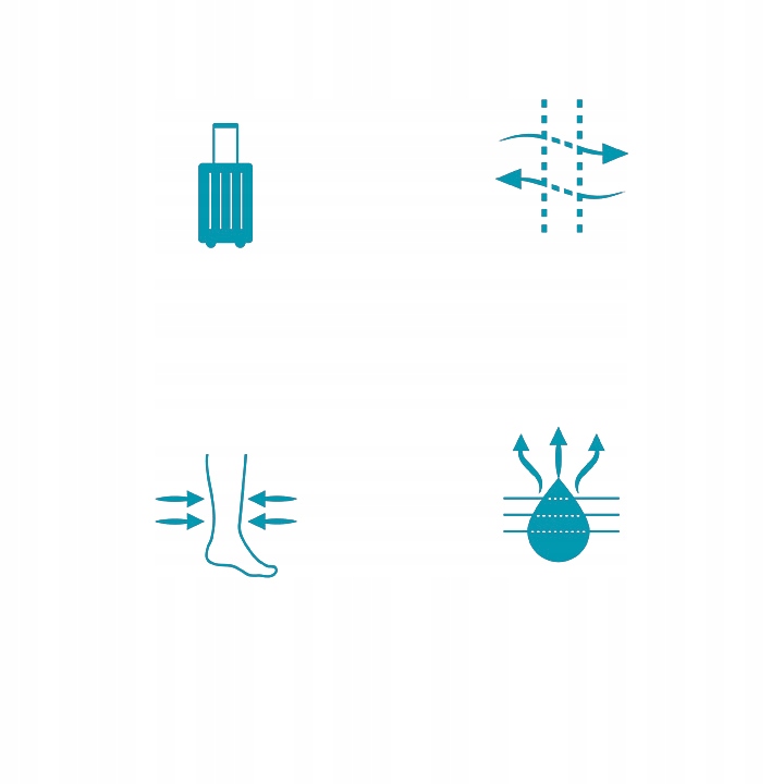 Skarpety kompresyjne JOBST TRAVEL podkolanówki uciskowe przeciw żylakom r.4 Model travel