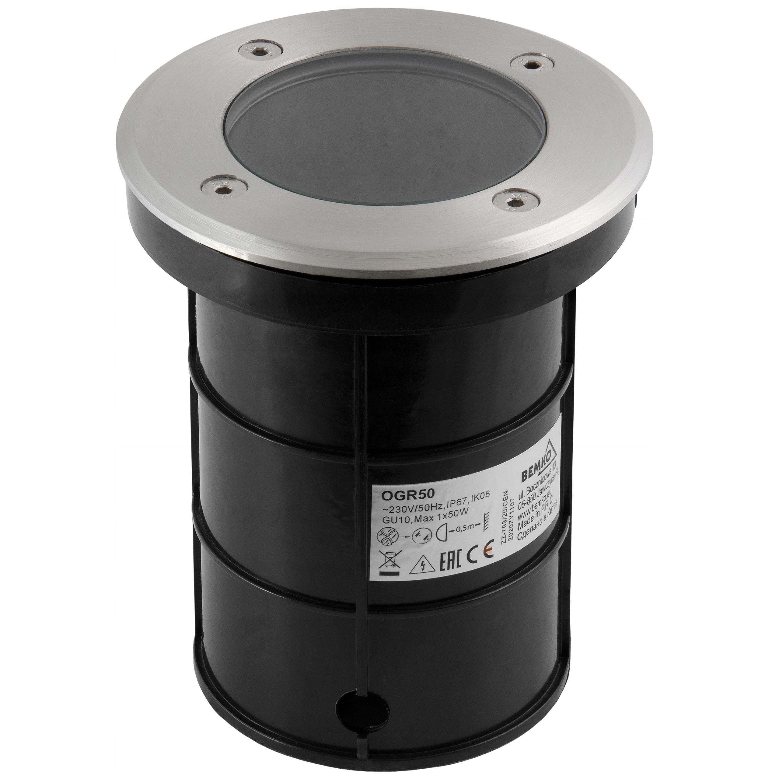 

Oprawa lampa najazdowa Doryt okrągła IP67 GU10 Led