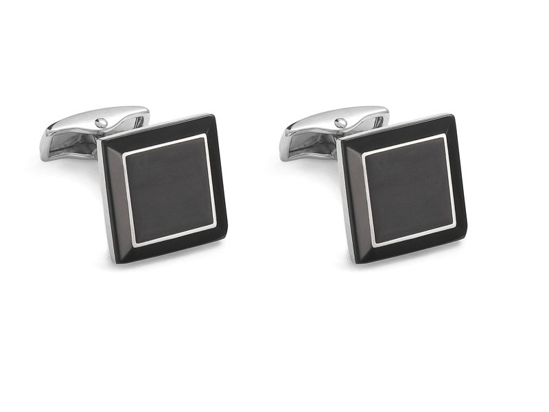 MODNE Spinki do Mankietów Koszul +PUDEŁKO skp15-25 Materiał cynk stal