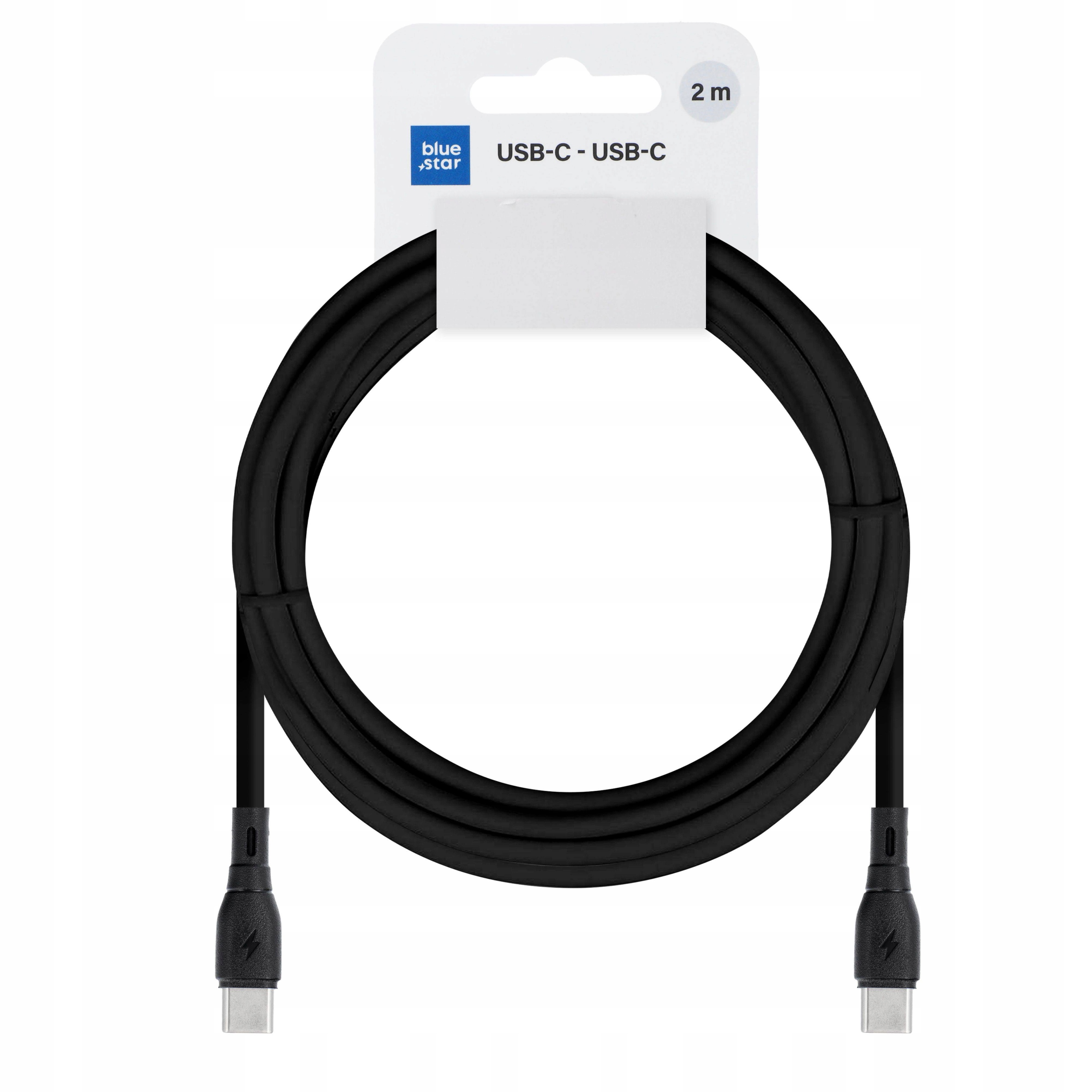 Blue Star Kabel Eco 3A 60W Typ C Do Typ C Pj73-14-3 2M Czarny