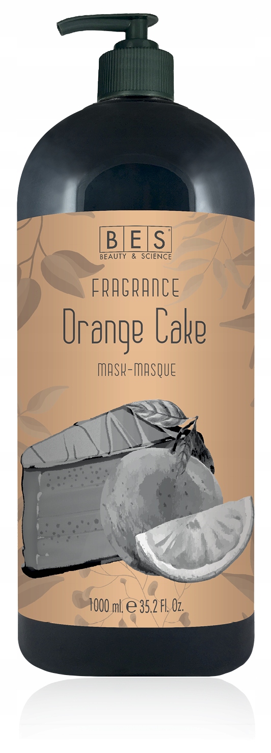 Bes Fragrance Aromatická maska s vůní Orange Cake 1000 ml