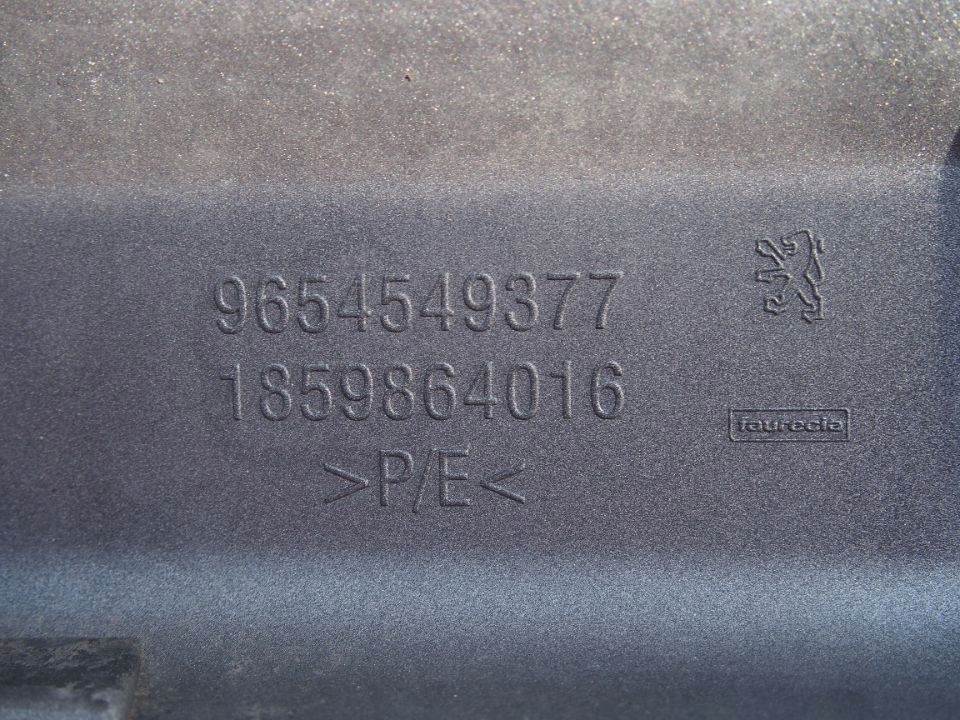 Peugeot 207 bumper rear part rear
