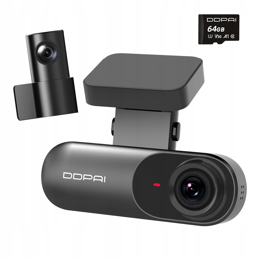 Automobilová Kamera Ddpai Videorekordér N3 Pro Zadní Gps Wifi App 64GB