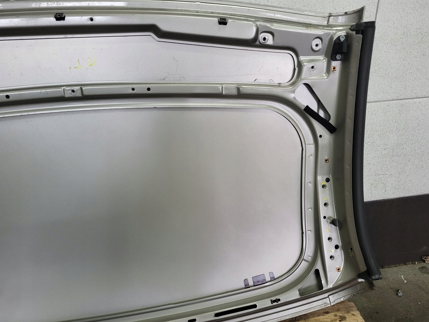 MERCEDES SLK R170 LIFT dach Verdeckklappe 723 CUBANITE SILVER