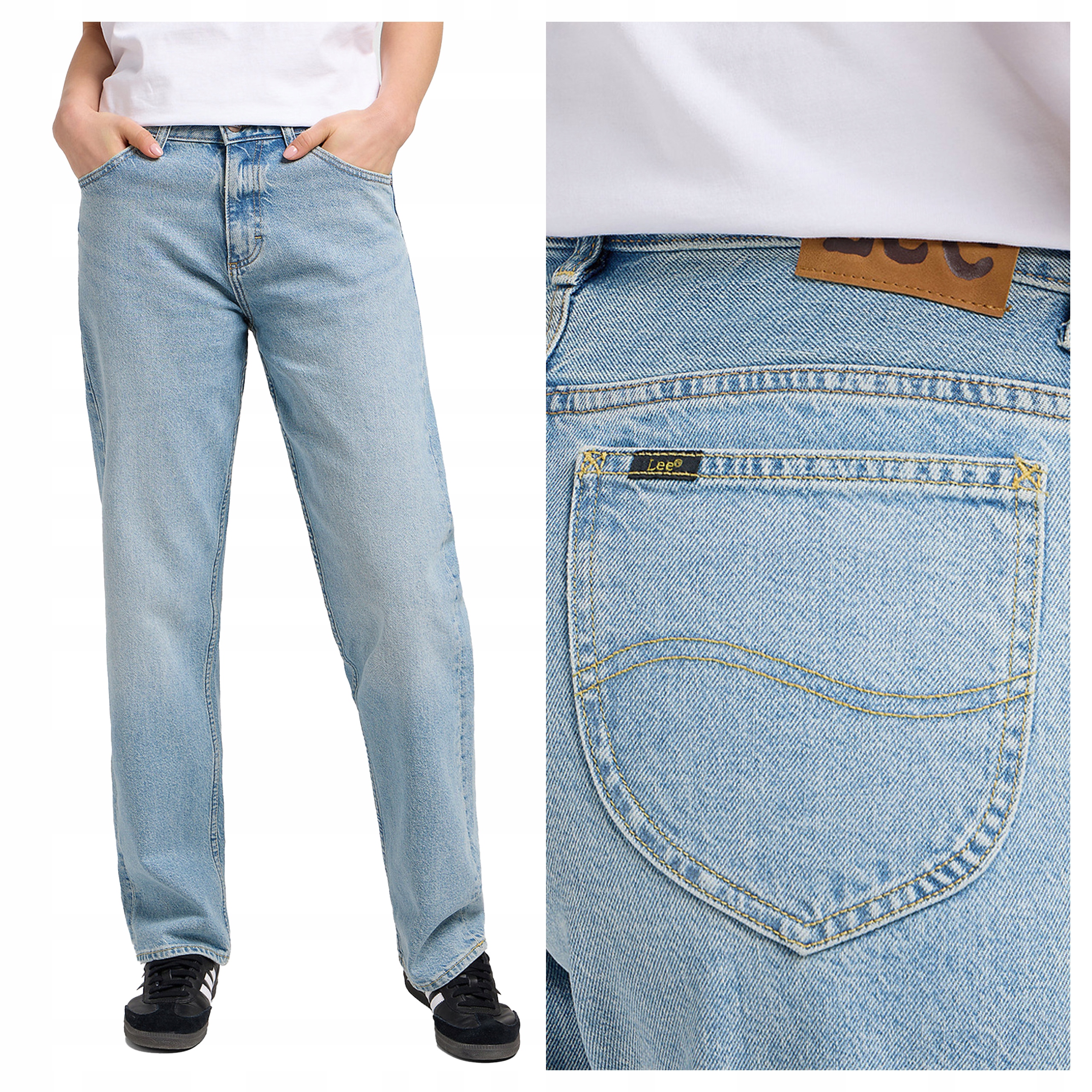 Lee Rider W27 L31 Dámské džínové kalhoty džíny Proste