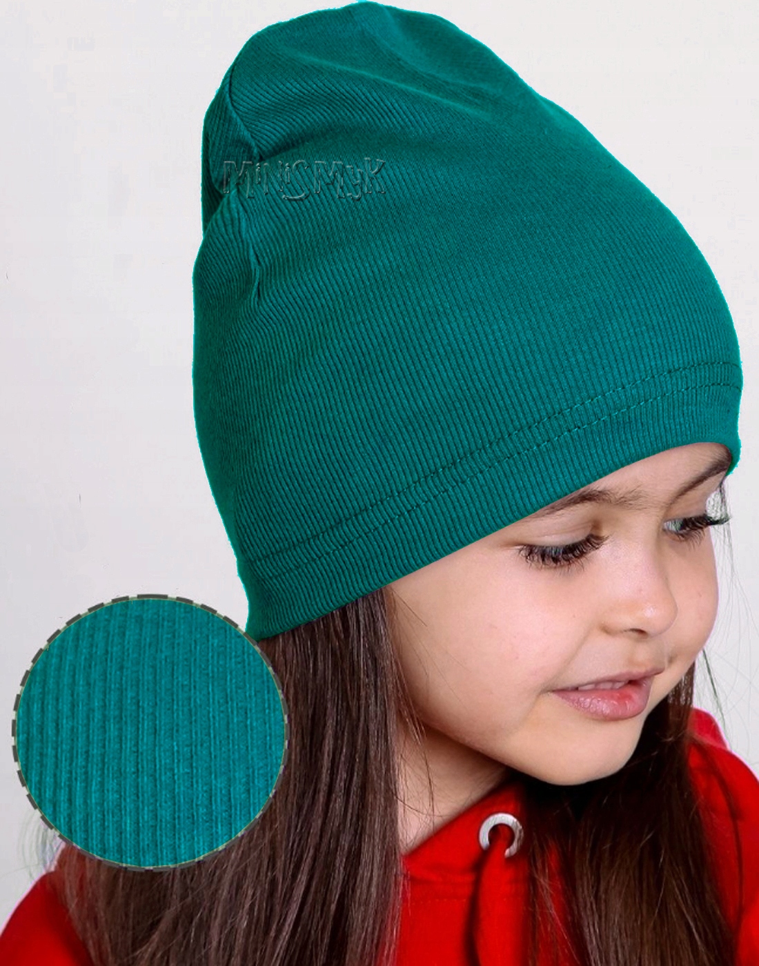 Komplet CZAPKA + TUBA komin beanie PRĄŻEK r. 50-52 Wiek dziecka 5 lat +