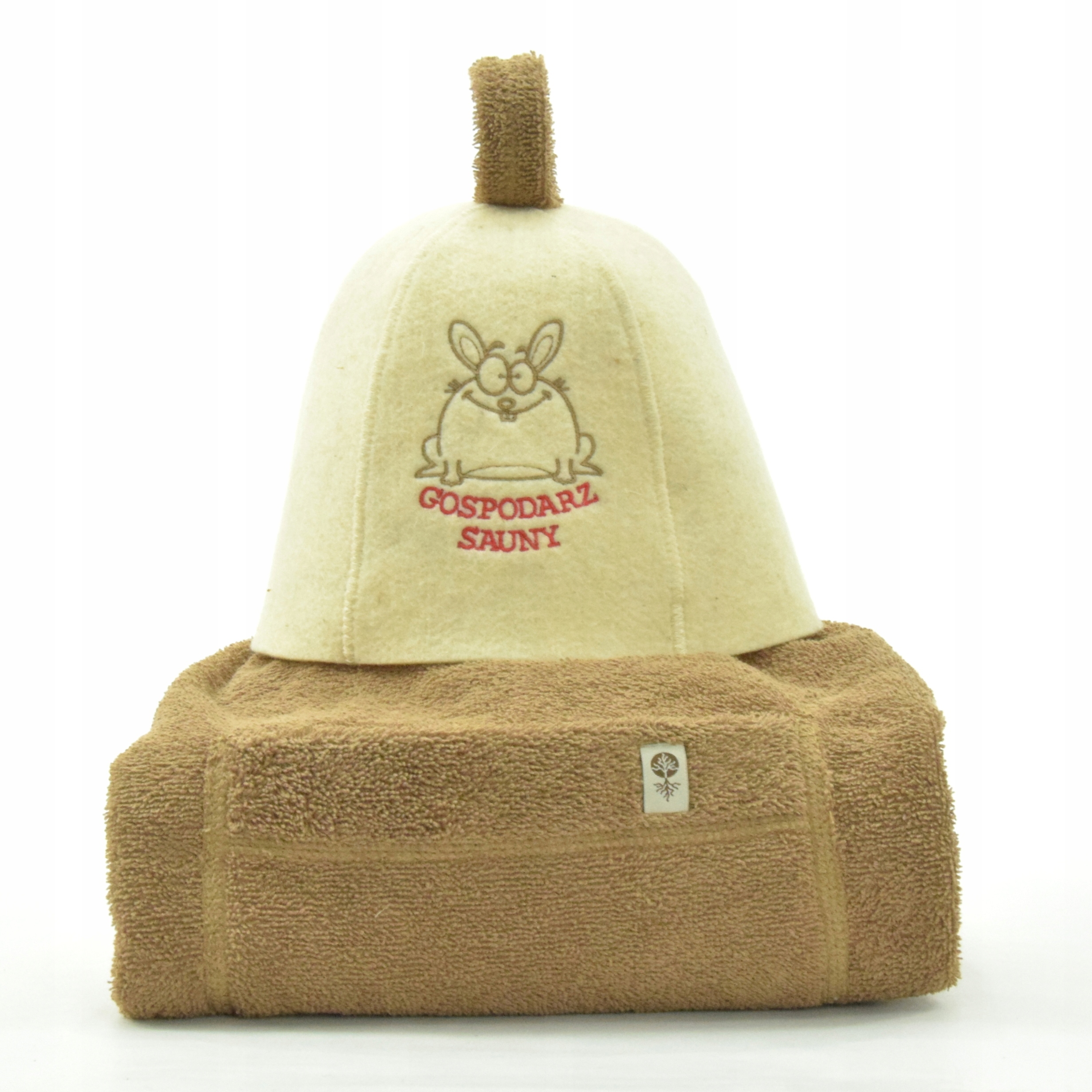 Čepice do sauny Kilt vlna bavlna Pánský set 2 ks vel L