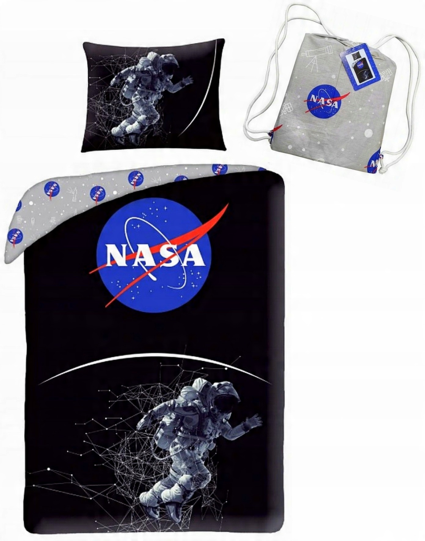 

Pościel Młodzieżowa Kosmos 140X200 Nasa Planety