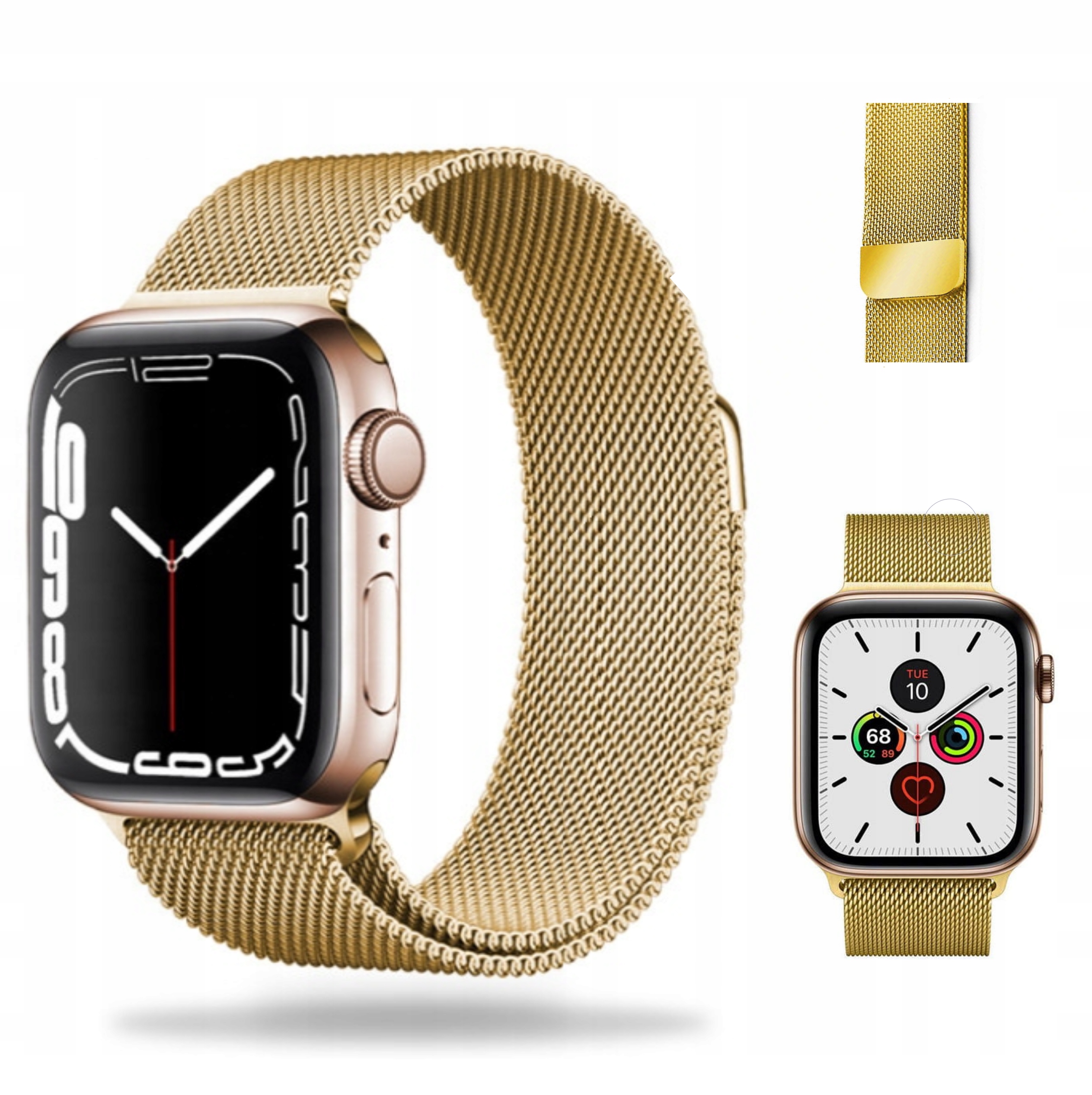 

Bransoleta Applewatch 1 2 3 4 5 6 7 Se Gold 38