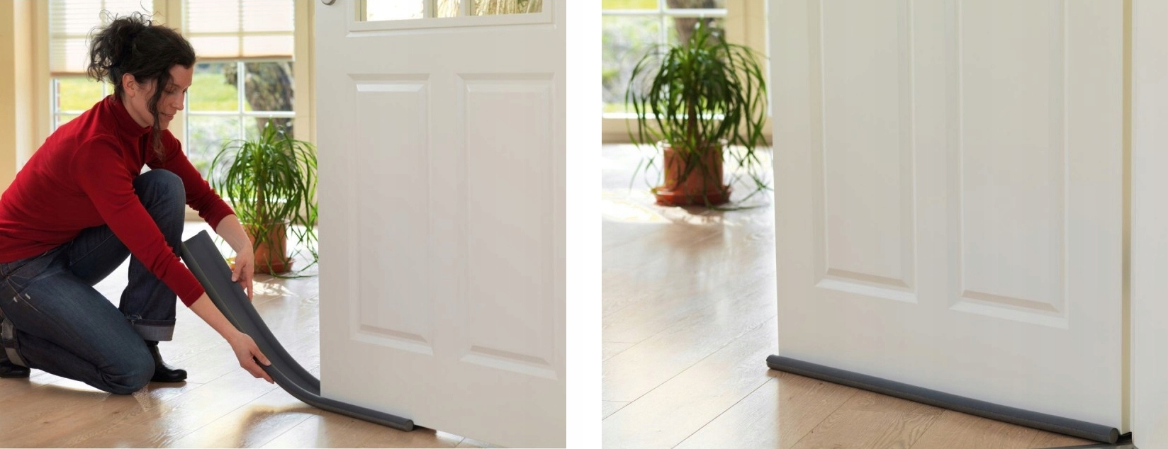 Uszczelka piankowa pod drzwi tesa antyprzeciągowa Szerokość produktu 40 cm