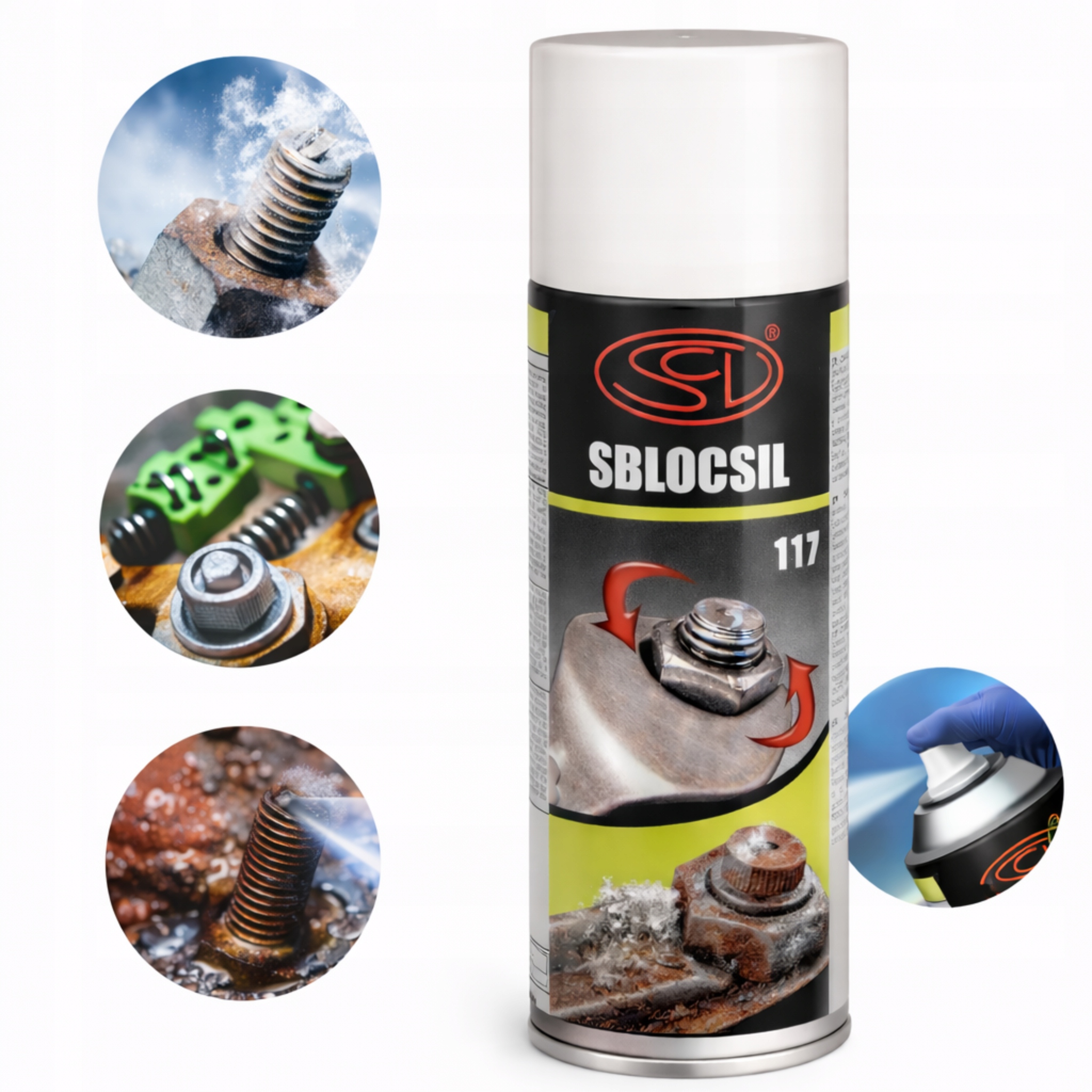 Odrdzewiacz Penetrujący Wielofunkcyjny Spray Do Śrub Usuwania Rdzy 400ML