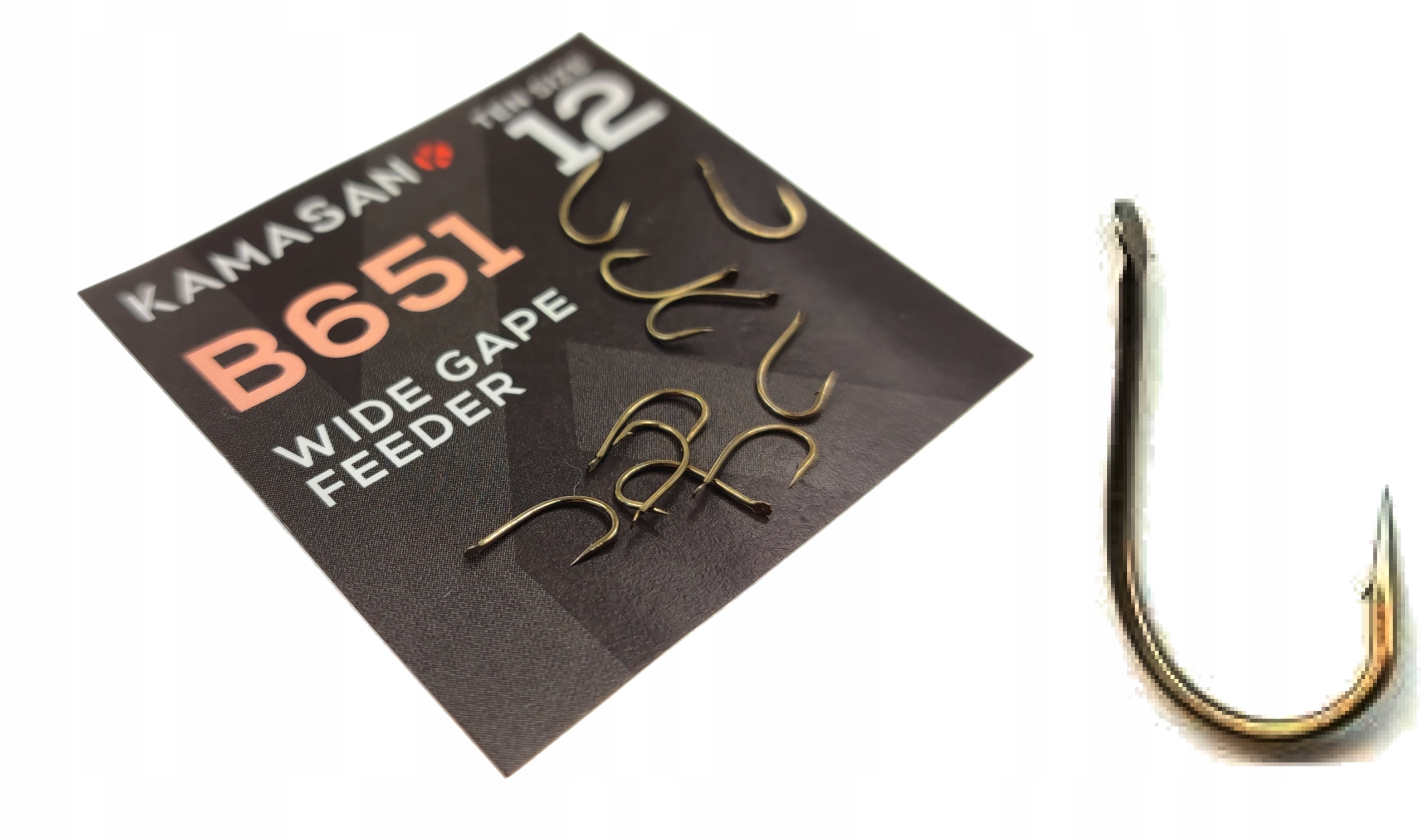 Haczyki Kamasan Feeder Wide Gape B651 NR.12