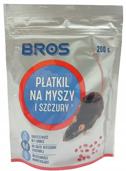 

Płatkil na myszy i szczury 200 g Bros