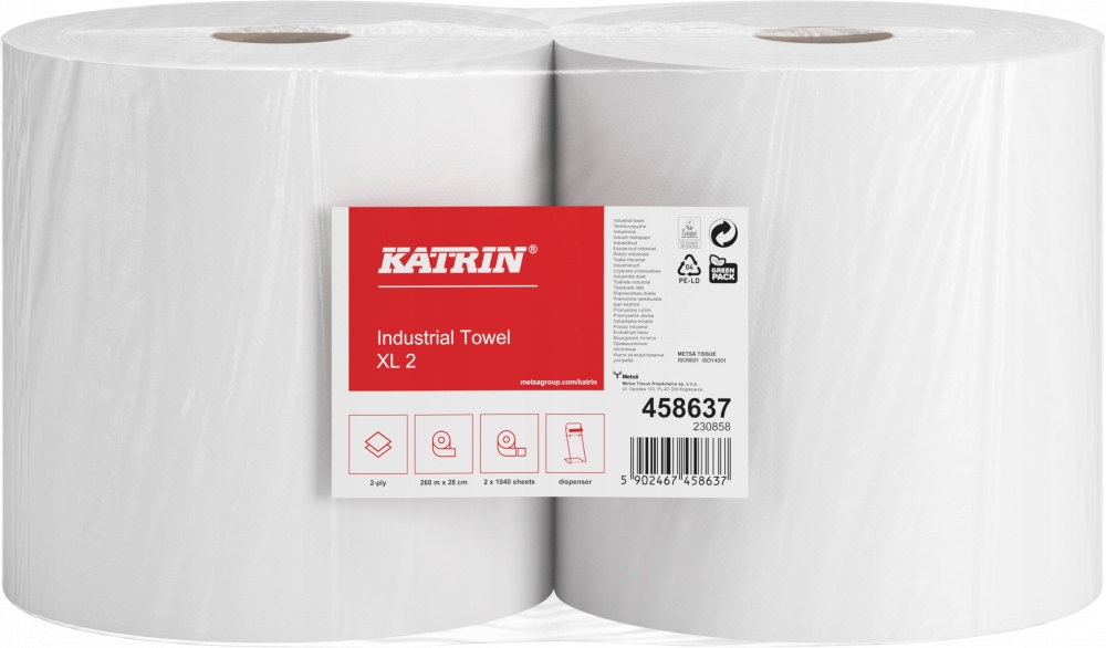 Czyściwo Katrin Classic 2W 280mm-260m biały x2