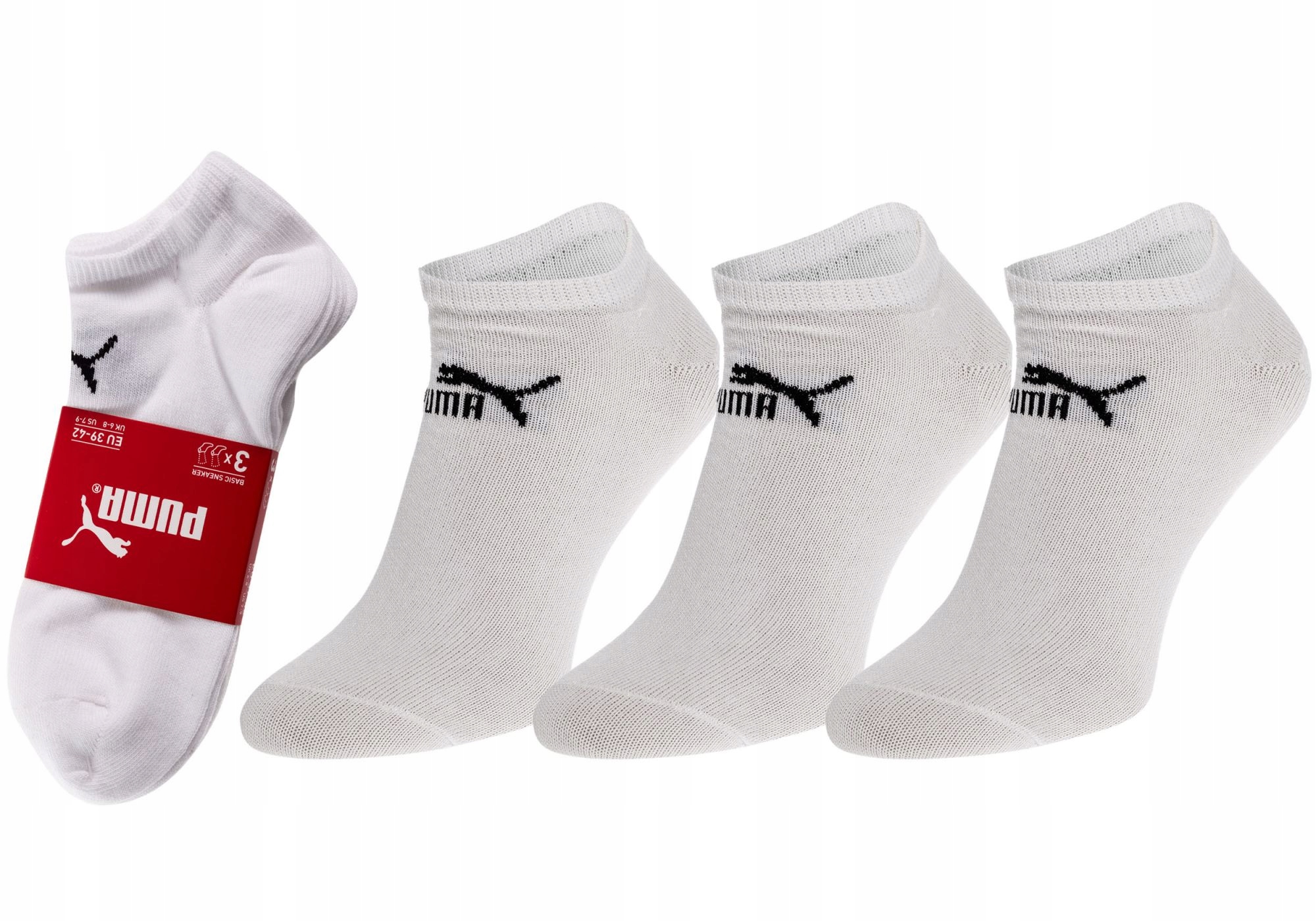 

Puma Skarpety Skarpetki Stopki 3 Pary Roz: 39-42