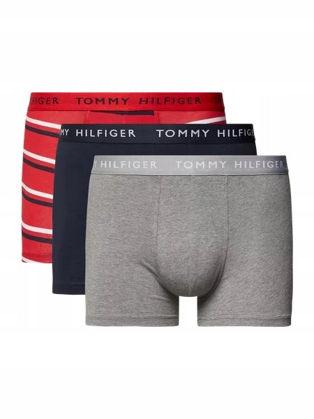 

Tommy Hilfiger Bokserki Męskie 3P Trunk Print r.XL