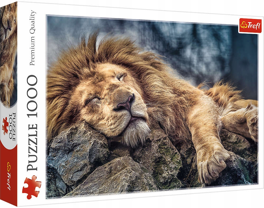 

Puzzle 1000 Elementów Śpiący Lew Trefl