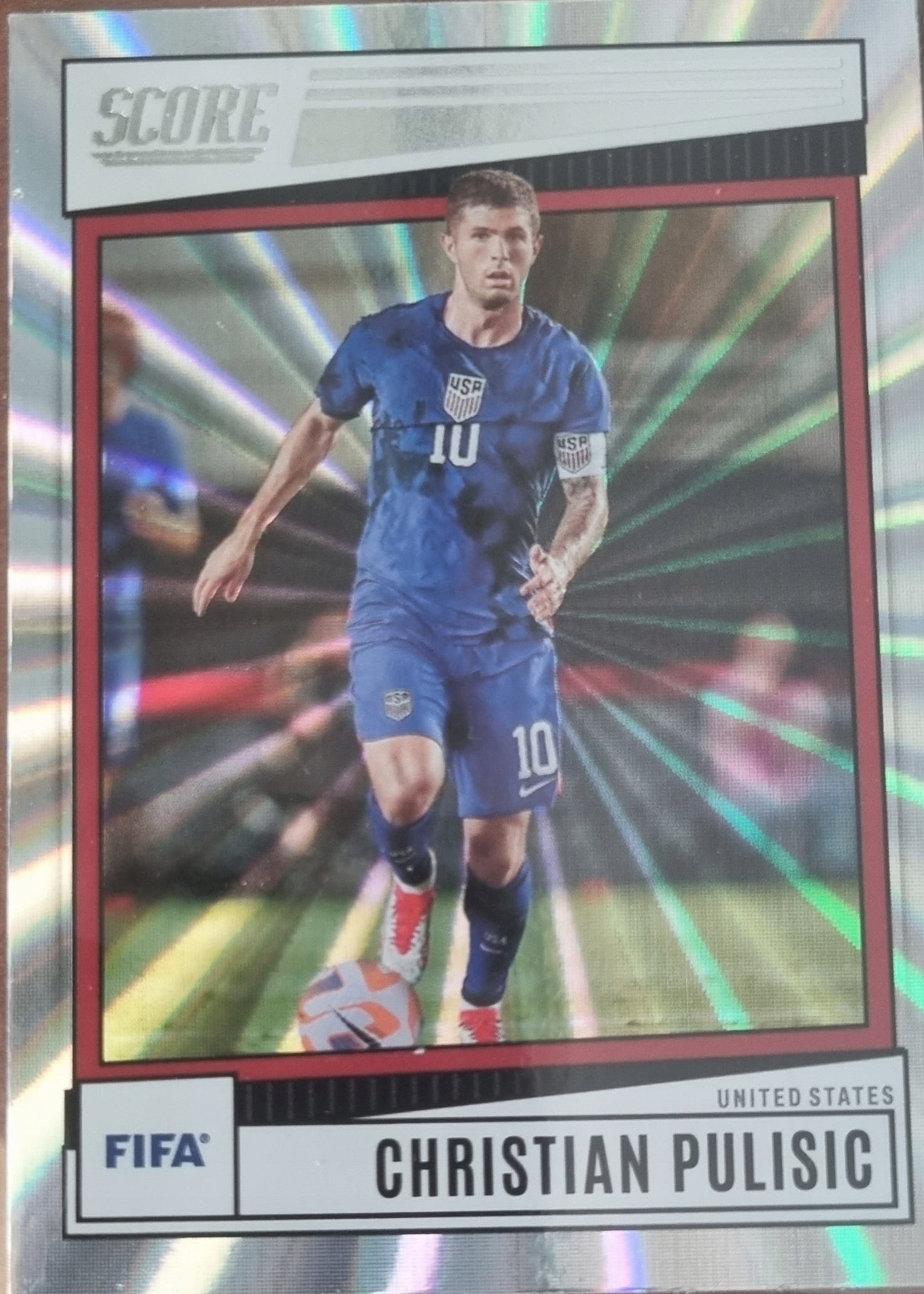 Score 2023 Panini Laser Parallel Pulisic