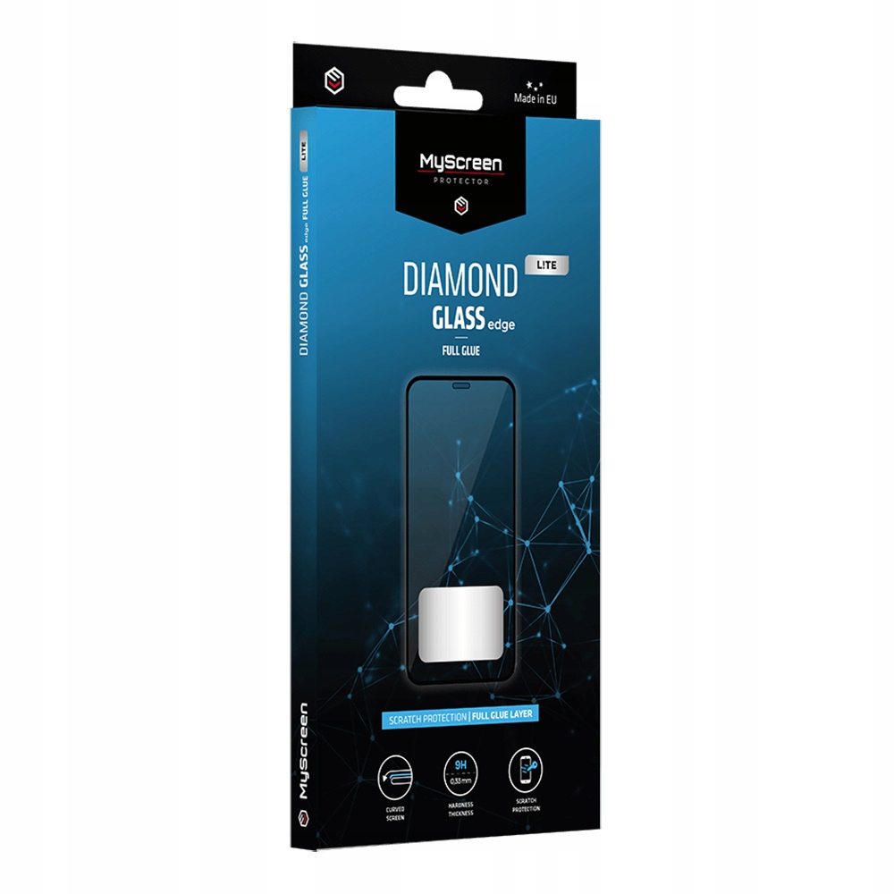 Szkło ochronne MyScreen Diamond Glass Lite edge Full Glue czarne Samsung