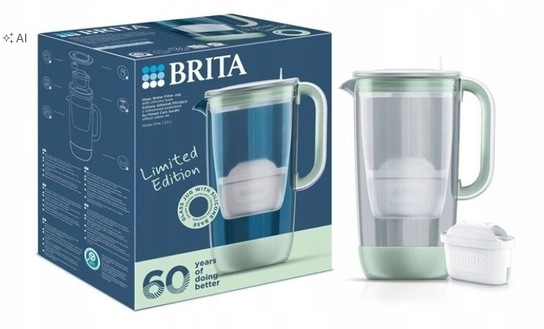 Dzbanek filtrujący Brita Glass 2,5 l Mint Base Miętowy z 1 wkład Maxtra