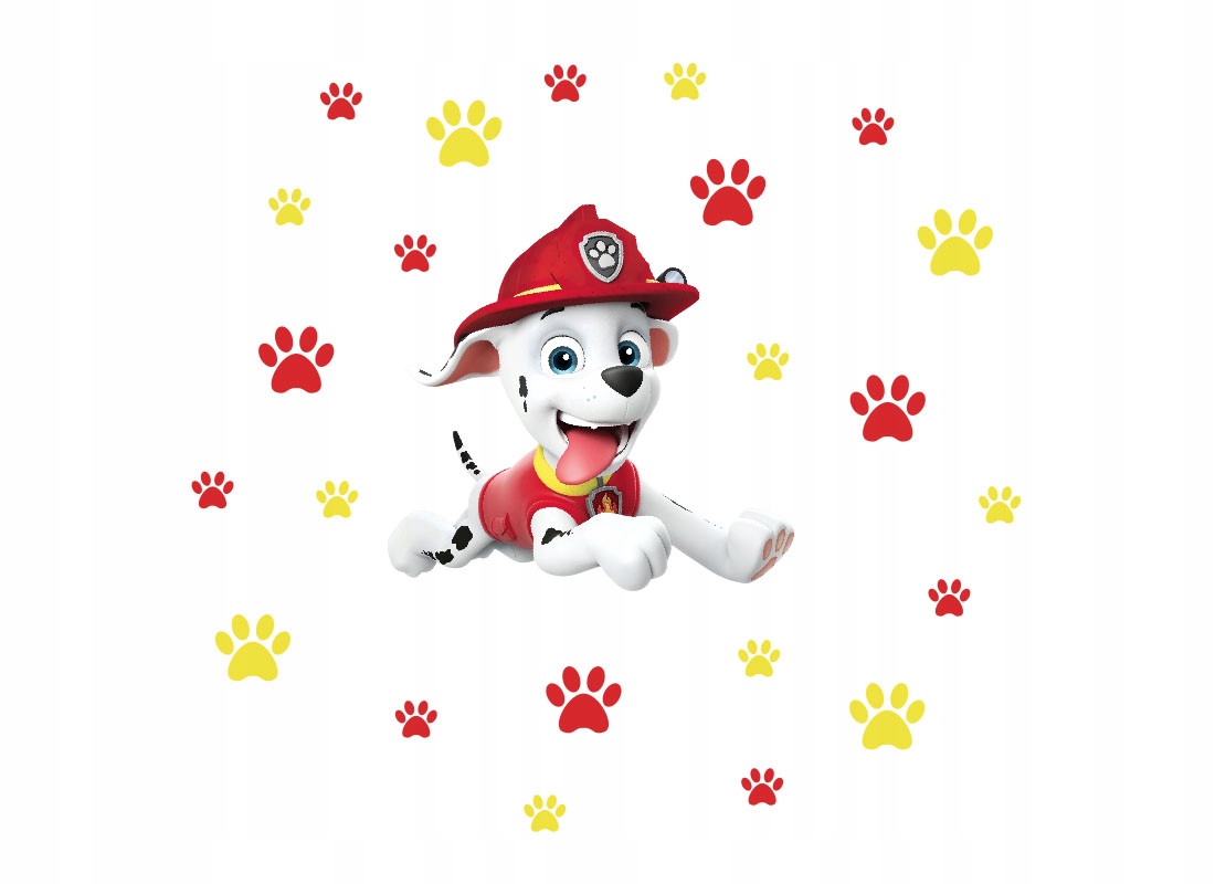 

Naklejki na ścianę Psi Patrol Paw Patrol Marshall