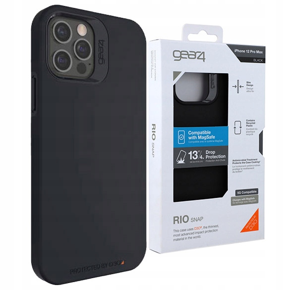 

Etui Gear4 do iPhone 12 Pro Max, Rio Snap, obudowa