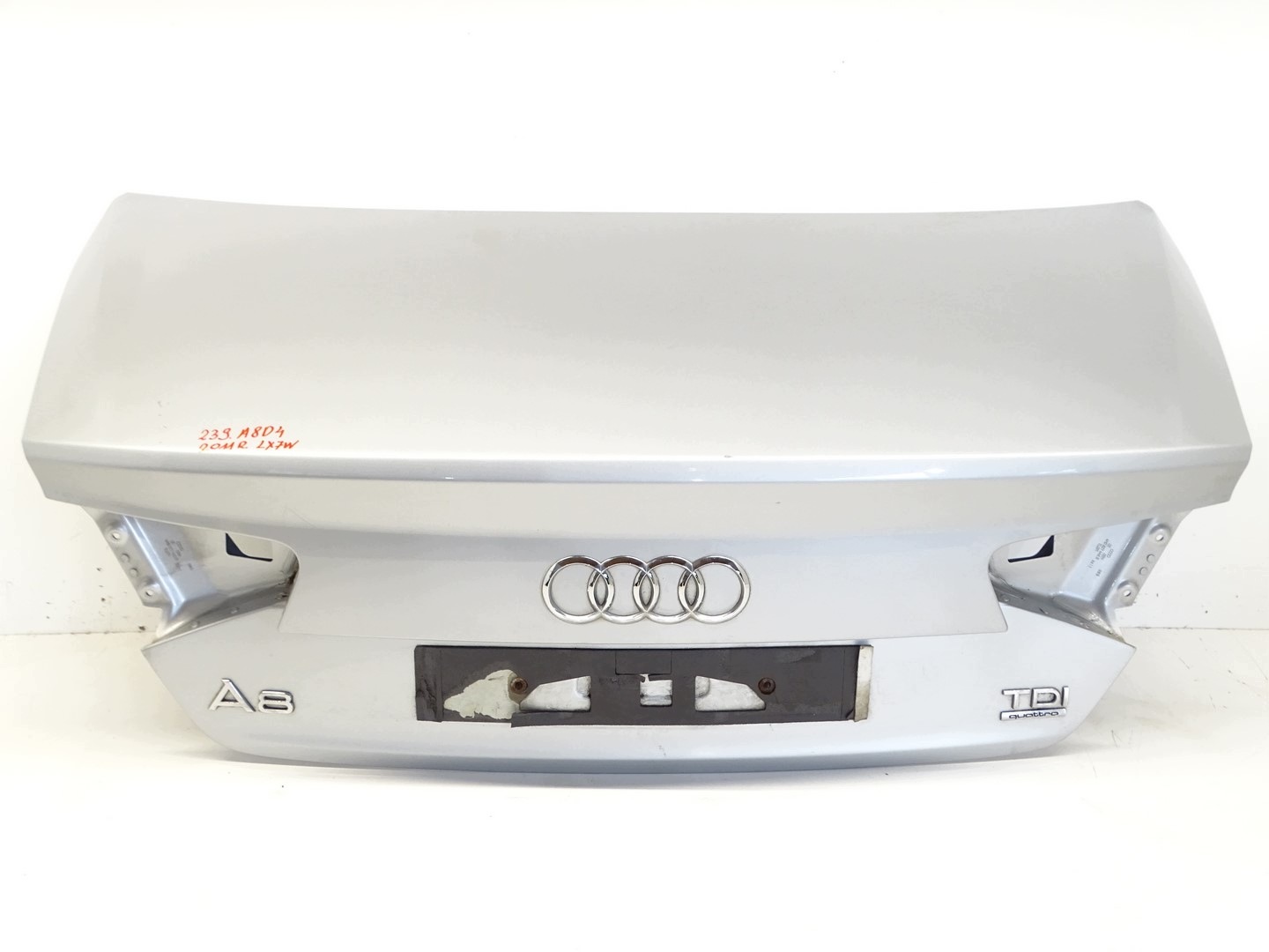trunk door boot rear part rear AUDI A8 D4 LX7W