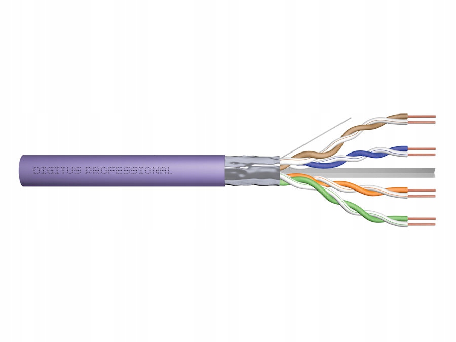 Kabel instalacyjny kat.6 F/utp Awg 23/1 Lsoh 305m Digitus DK-1624-VH-305