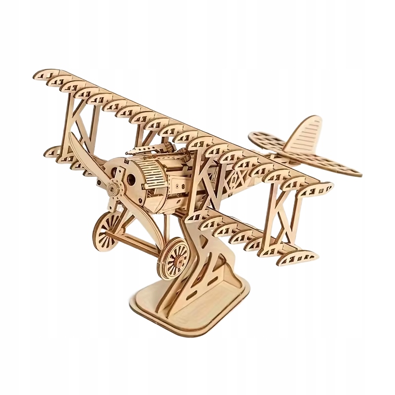 Drewniane Puzzle 3D Samodzielnego Składania Samolot 3D 145 Diy