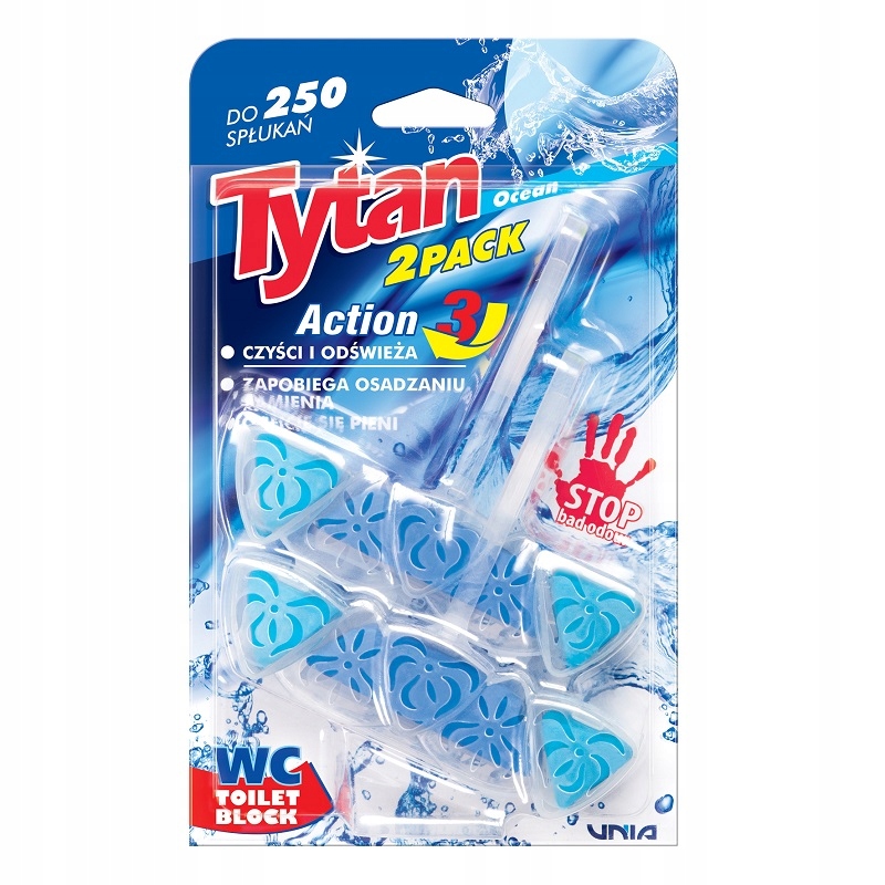 

Tytan Zawieszka Do Wc Action 3 Morska 2x40g
