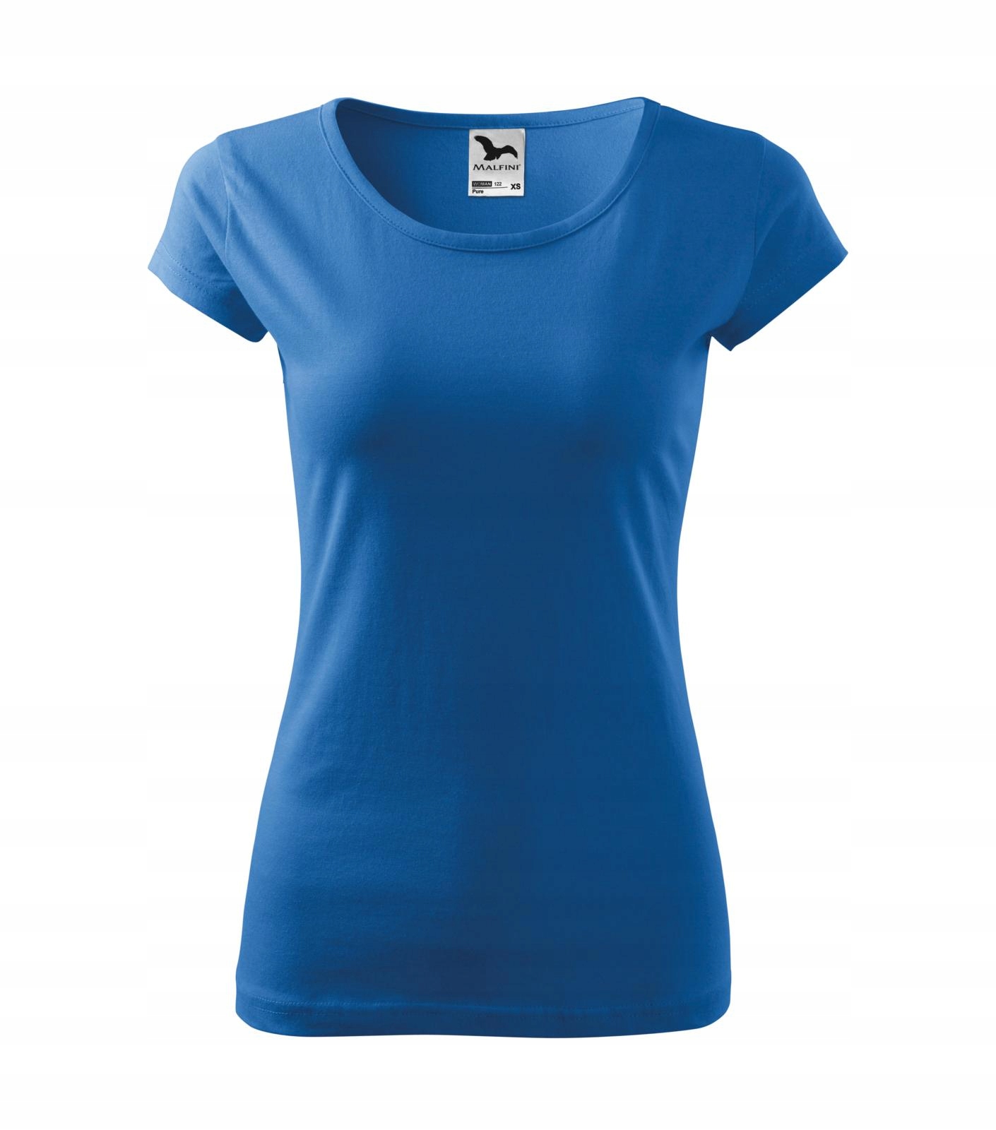 

Koszulka damska t-shirt Malfini Pure lazurowa S