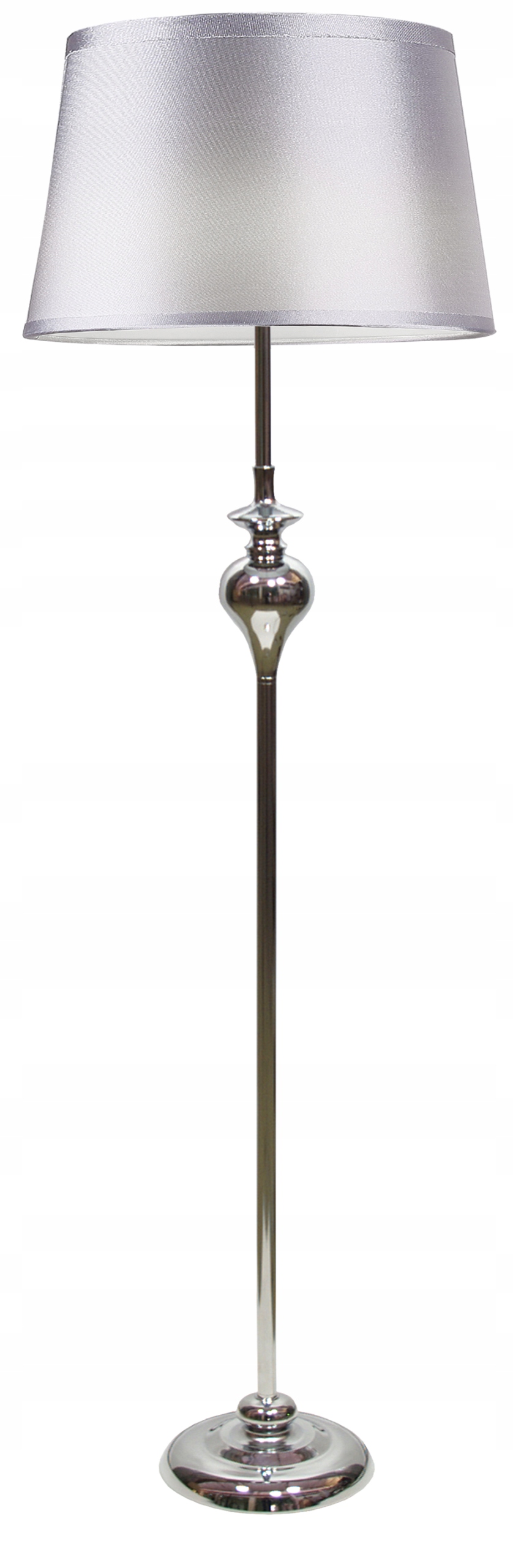 Podlahová lampa Candellux Prima E27 60 W strieborná, šedá