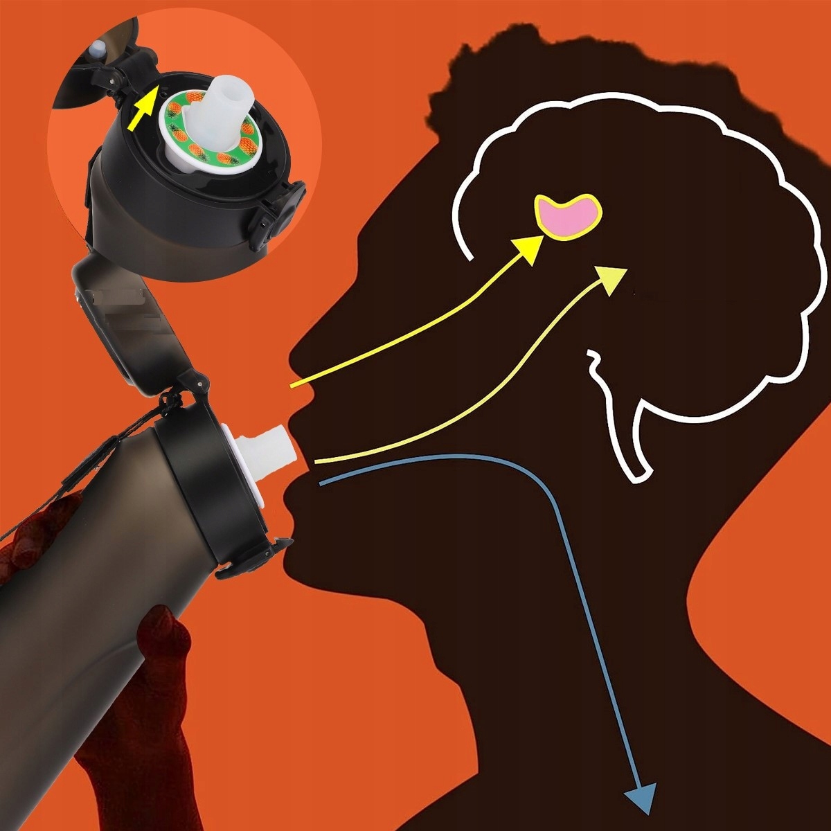 Air Up 650ml Przyprawa butelka wody -7szt Model k2