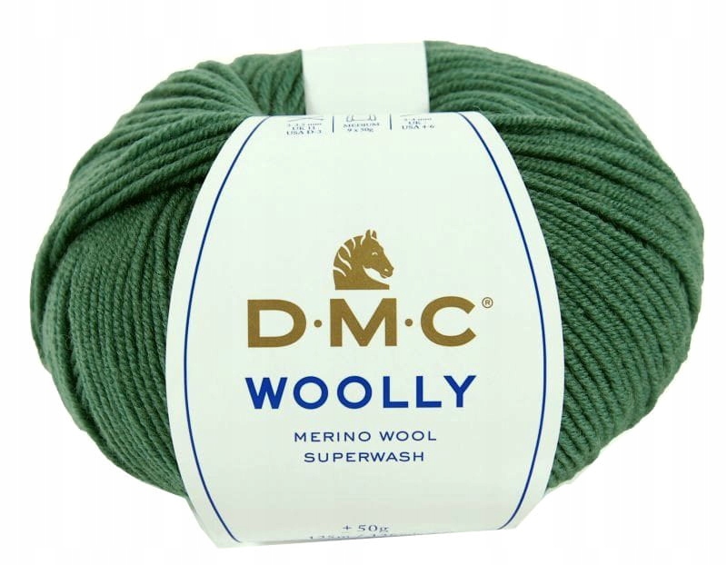 Włóczka DMC Woolly 100% wełna merino kol. 87 zielo