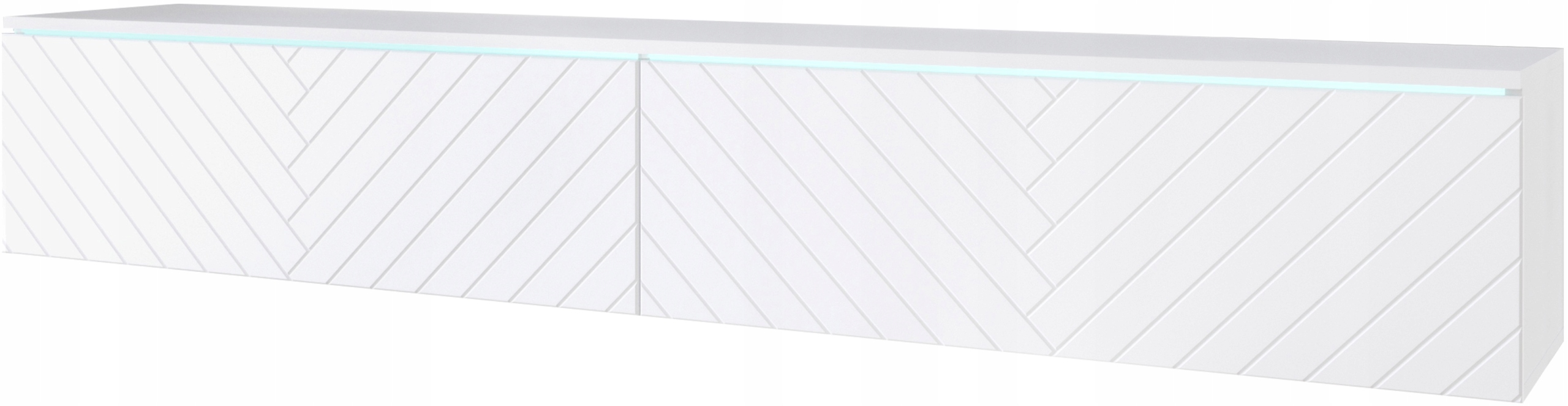 Szafka RTV Lowboard D 180cm BIAŁY JODEŁKA MDF