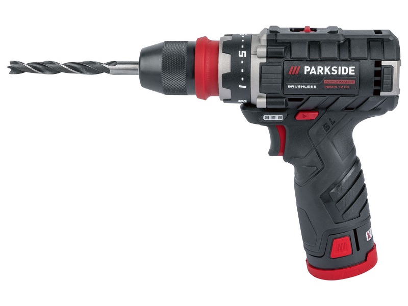 Wkrętarka Parkside PERFORMANCE 2 X akumulator 2Ah x12 V BITY WIERTŁA Marka Parkside