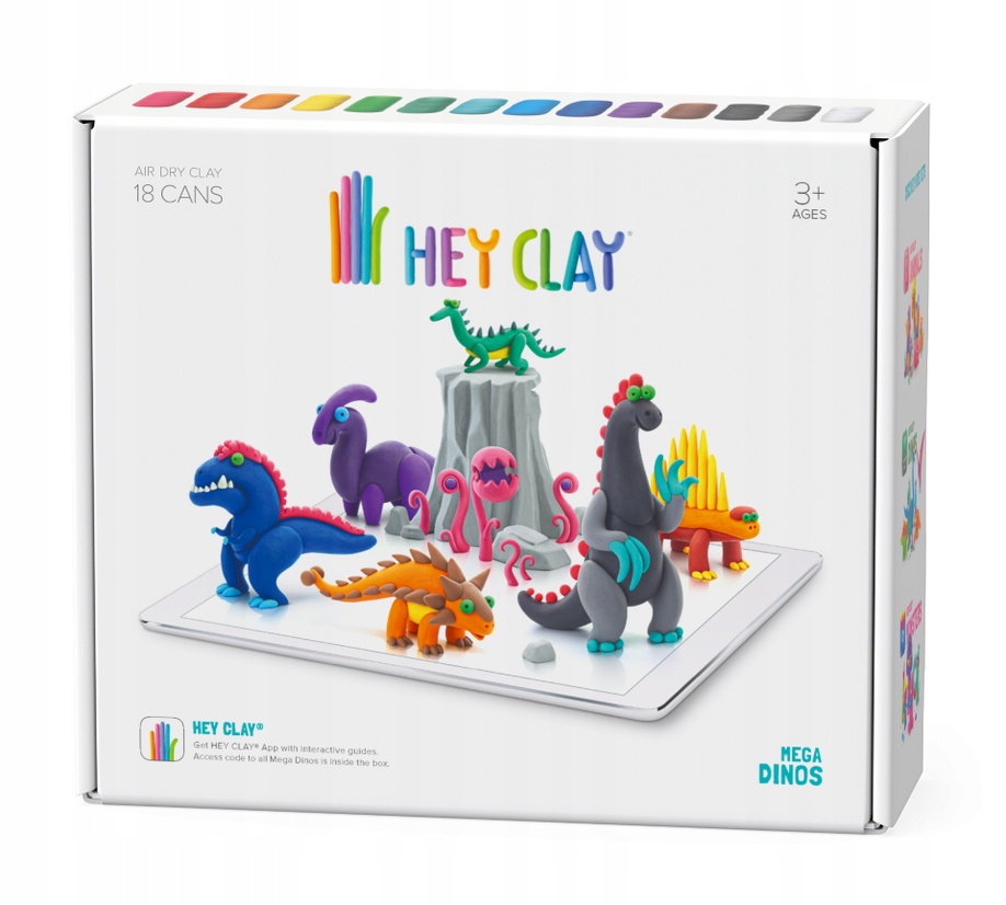 

Hey Clay Zestaw Dinozaury Masa Plastyczna