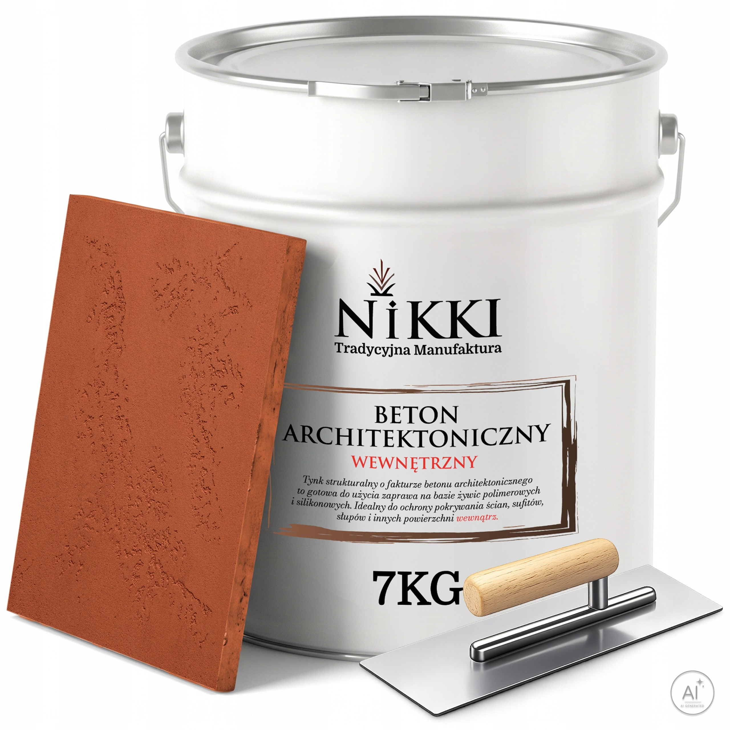 Dekorativní architektonický beton vnitřní 7 kg 5 m2 rezavý F336 Paca
