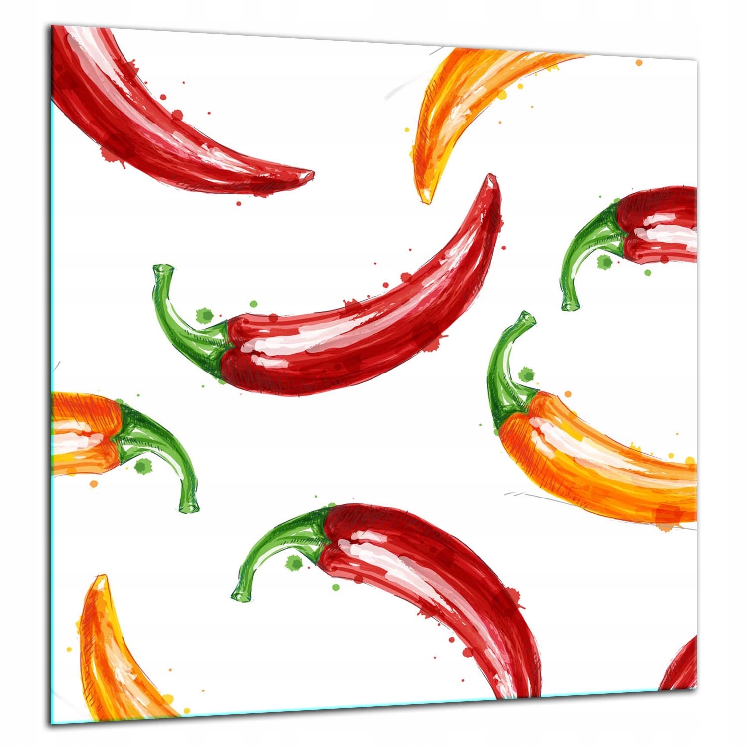 Ochranný Skleněný Panel Do Kuchyně 60x65 Paprika Lacobel 7v1