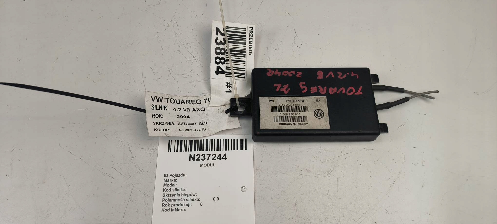 modulo GPS 7L6035507J VOLKSWAGEN TOUAREG 7L