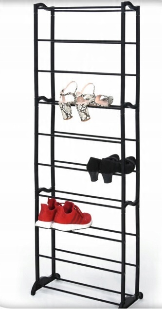 

Stojak Na Buty 10 Poziomów Wysoki 50x24x130 30 par