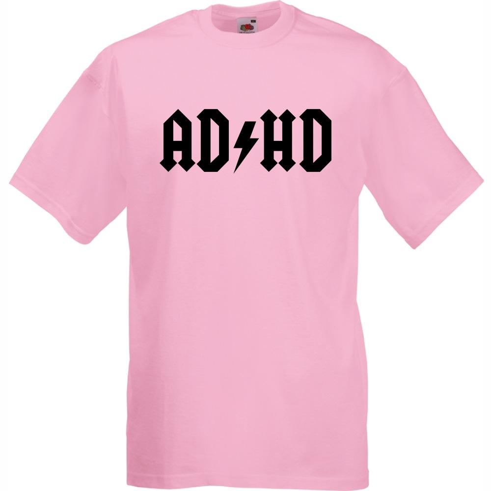 

Koszulka z nadrukiem zabawna Adhd na prezent S